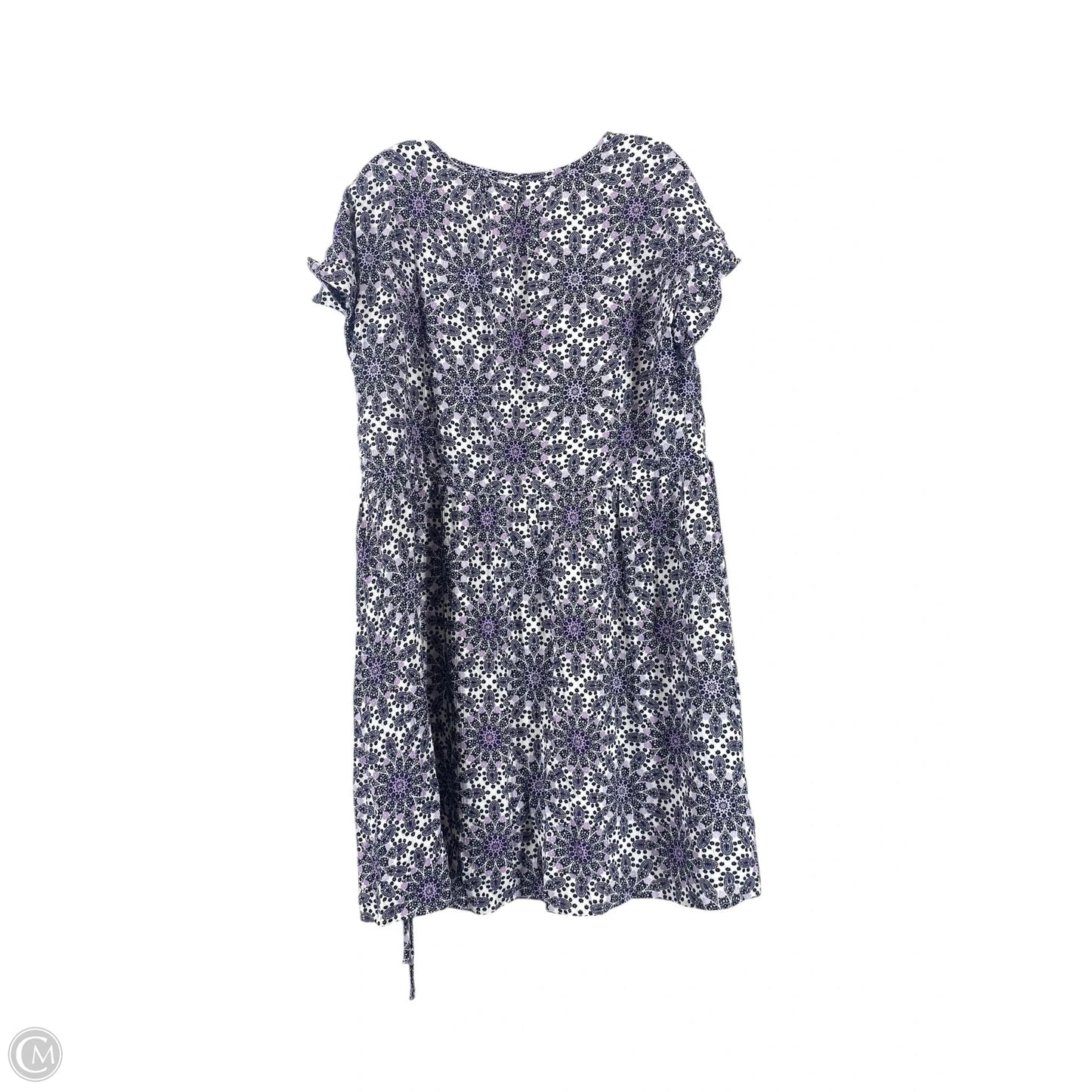 Dress Casual Midi By Loft In Purple, Size: L
