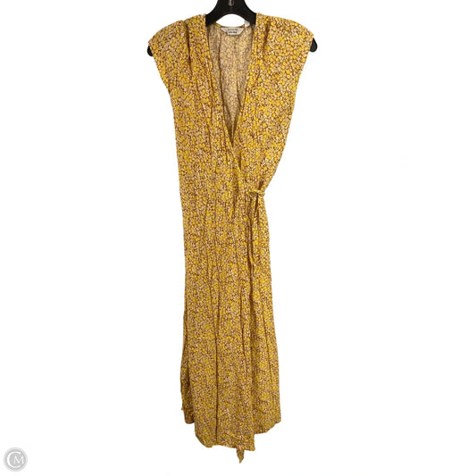 Dress Casual Maxi By Cmb In Yellow, Size: 8