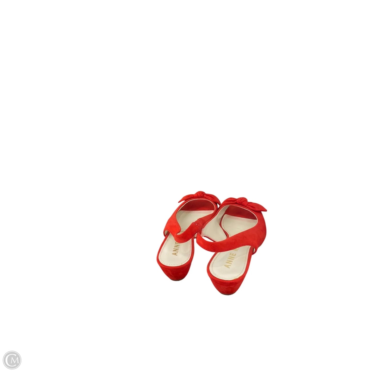 Shoes Heels Kitten By Anne Klein In Red, Size: 8.5