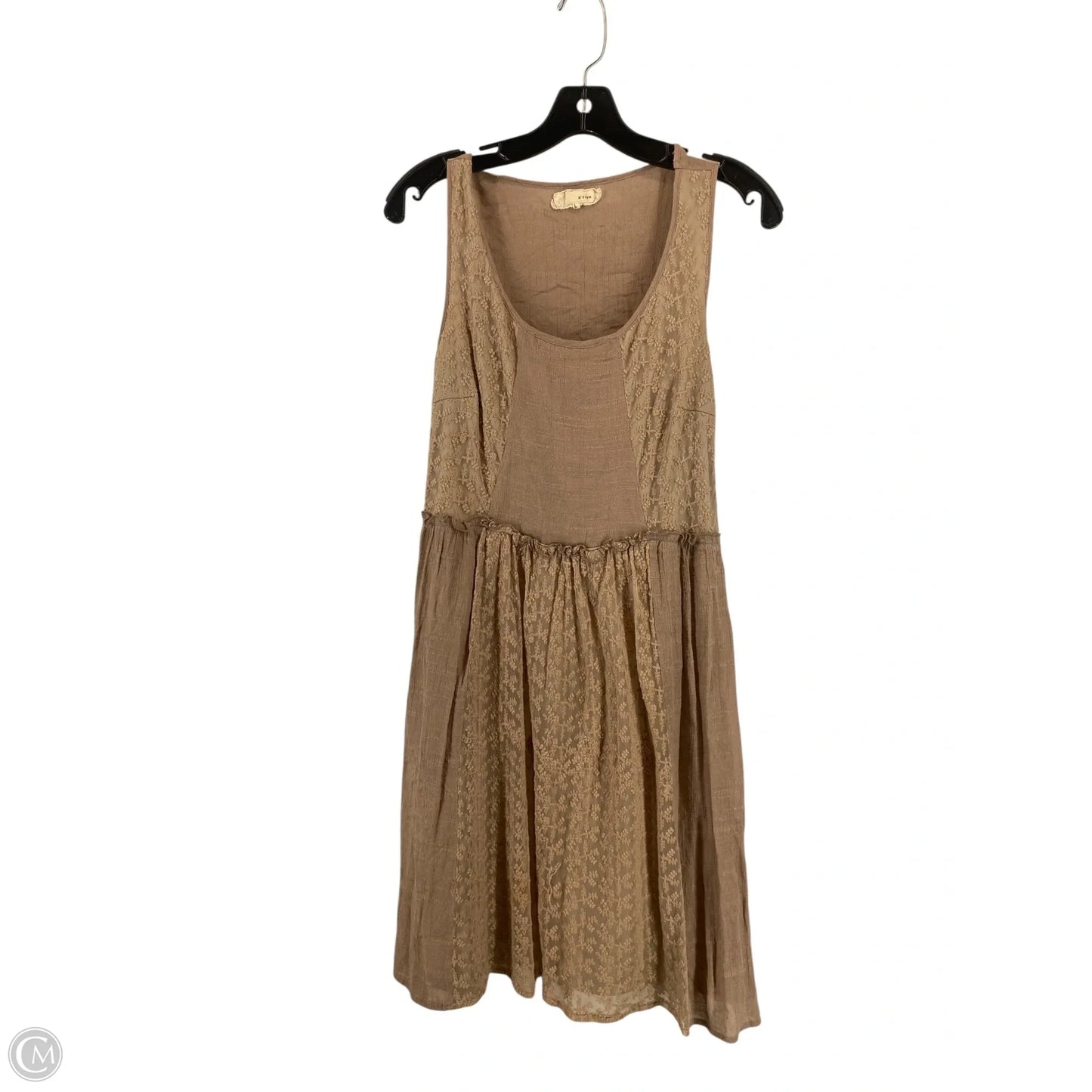 Dress Casual Short By Areve In Brown, Size: L