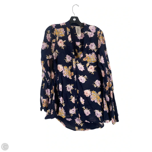 Top Long Sleeve By Free People In Multi-colored, Size: S