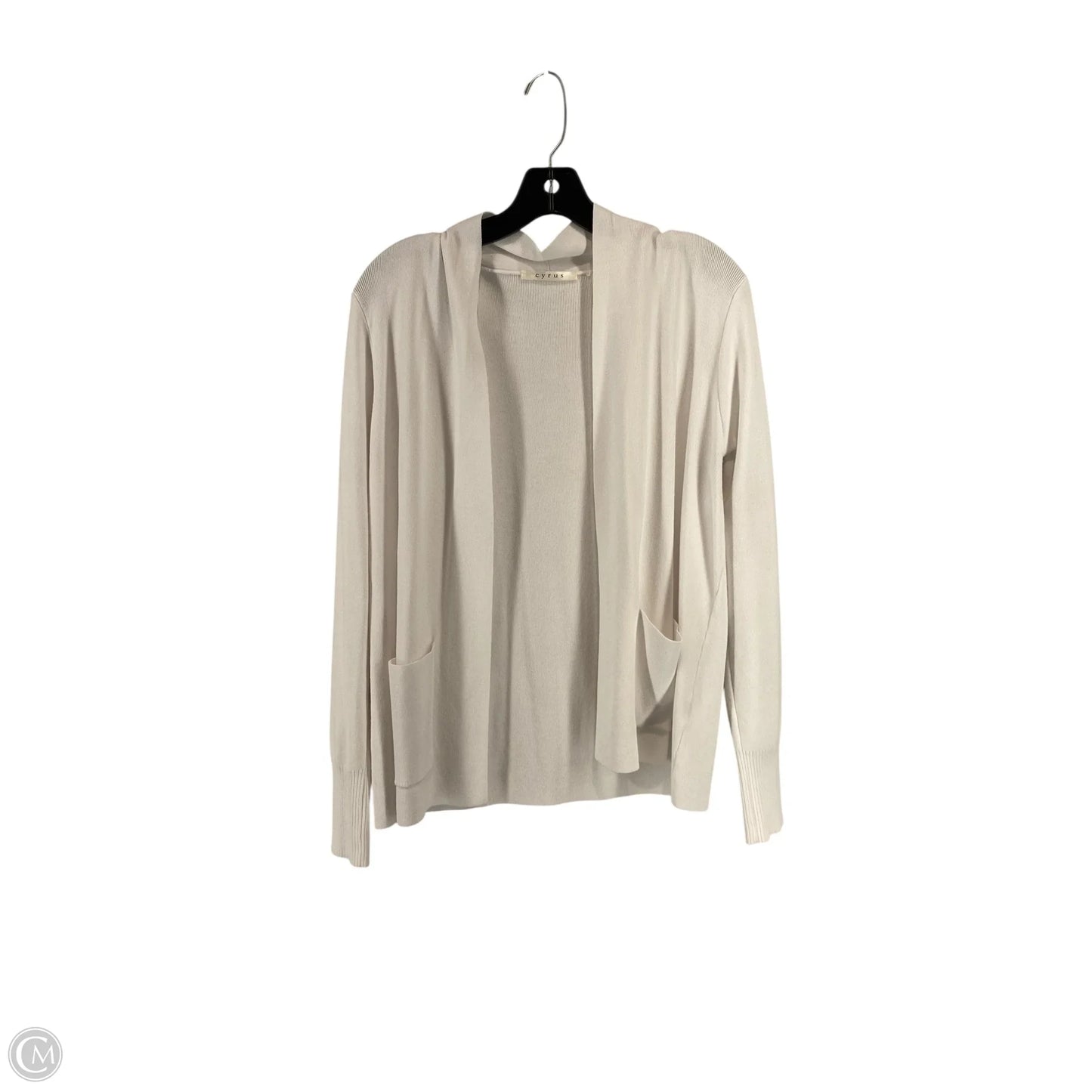 Cardigan By Cyrus Knits In White, Size: M