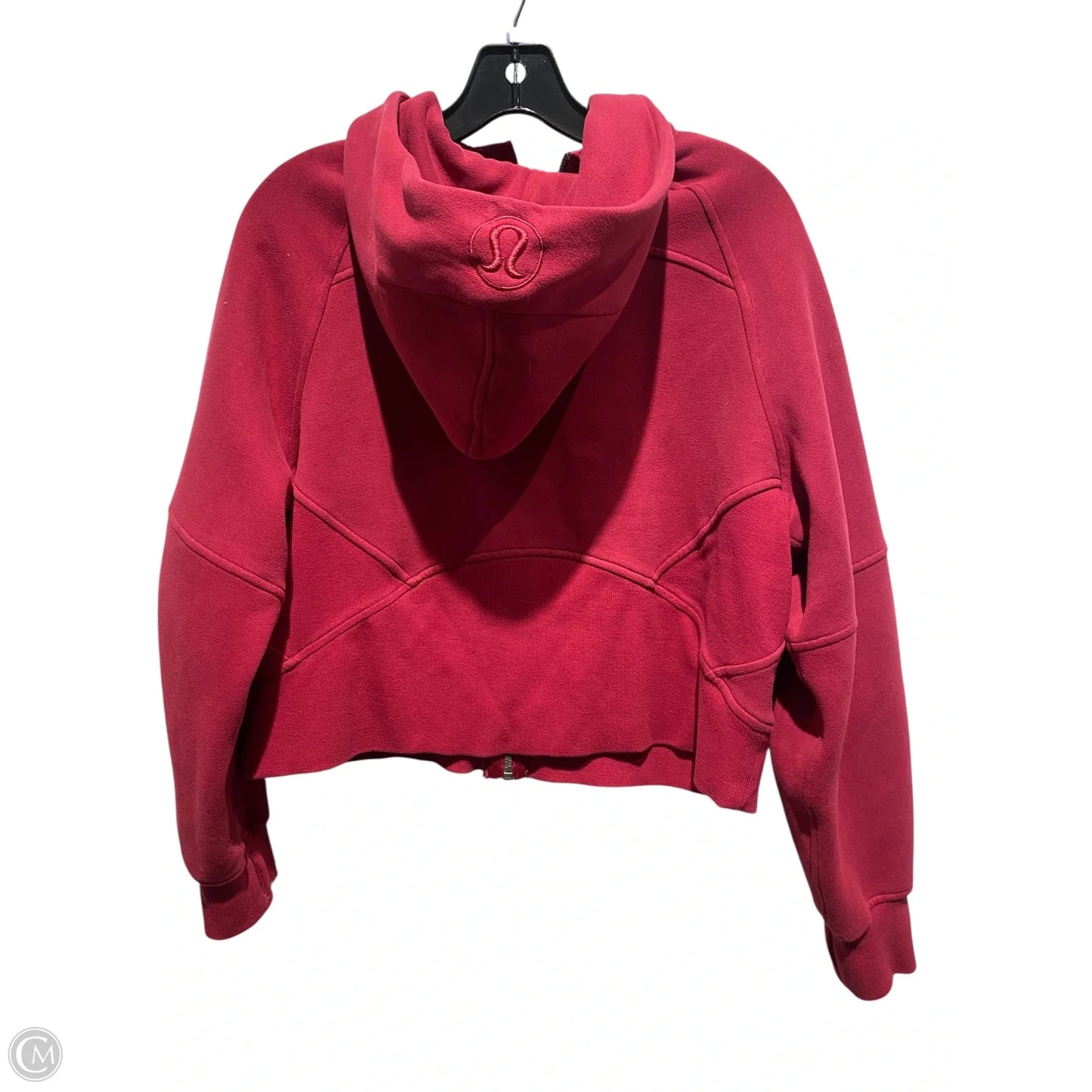 Sweatshirt Hoodie By Lululemon In Red, Size: S