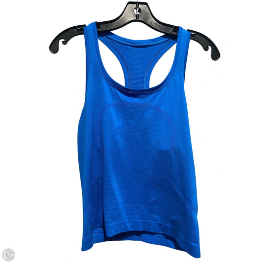 Athletic Tank Top By Lululemon In Blue, Size: 6