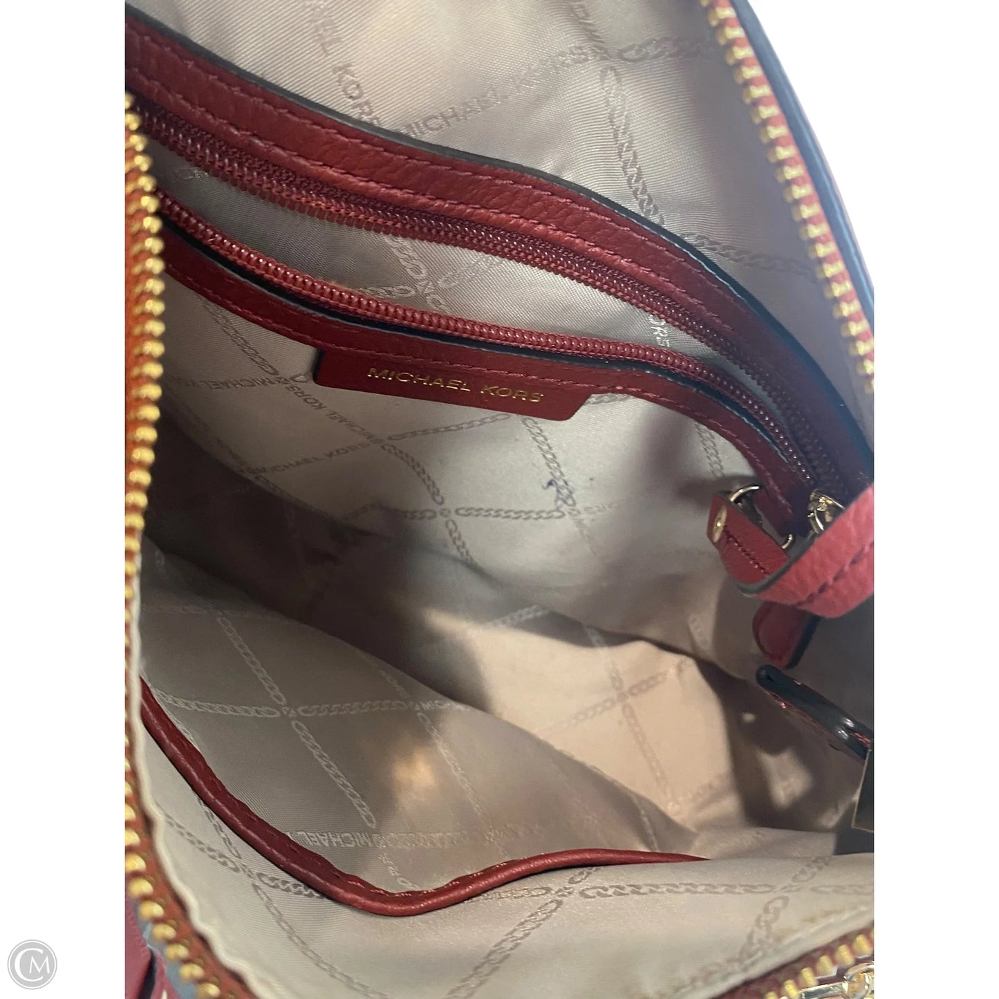 Crossbody Designer By Michael Kors, Size: Medium