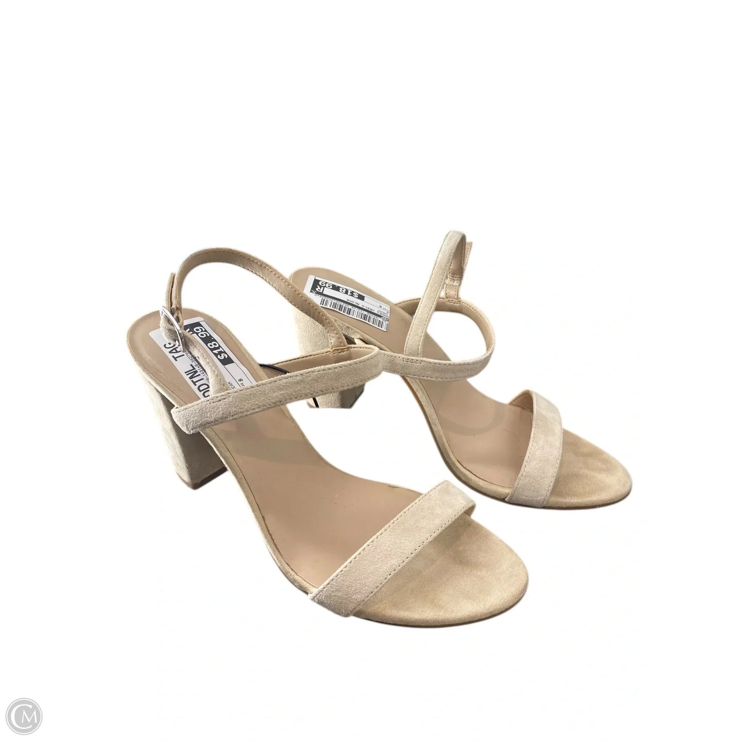 Shoes Heels Block By Bp In Cream, Size: 8