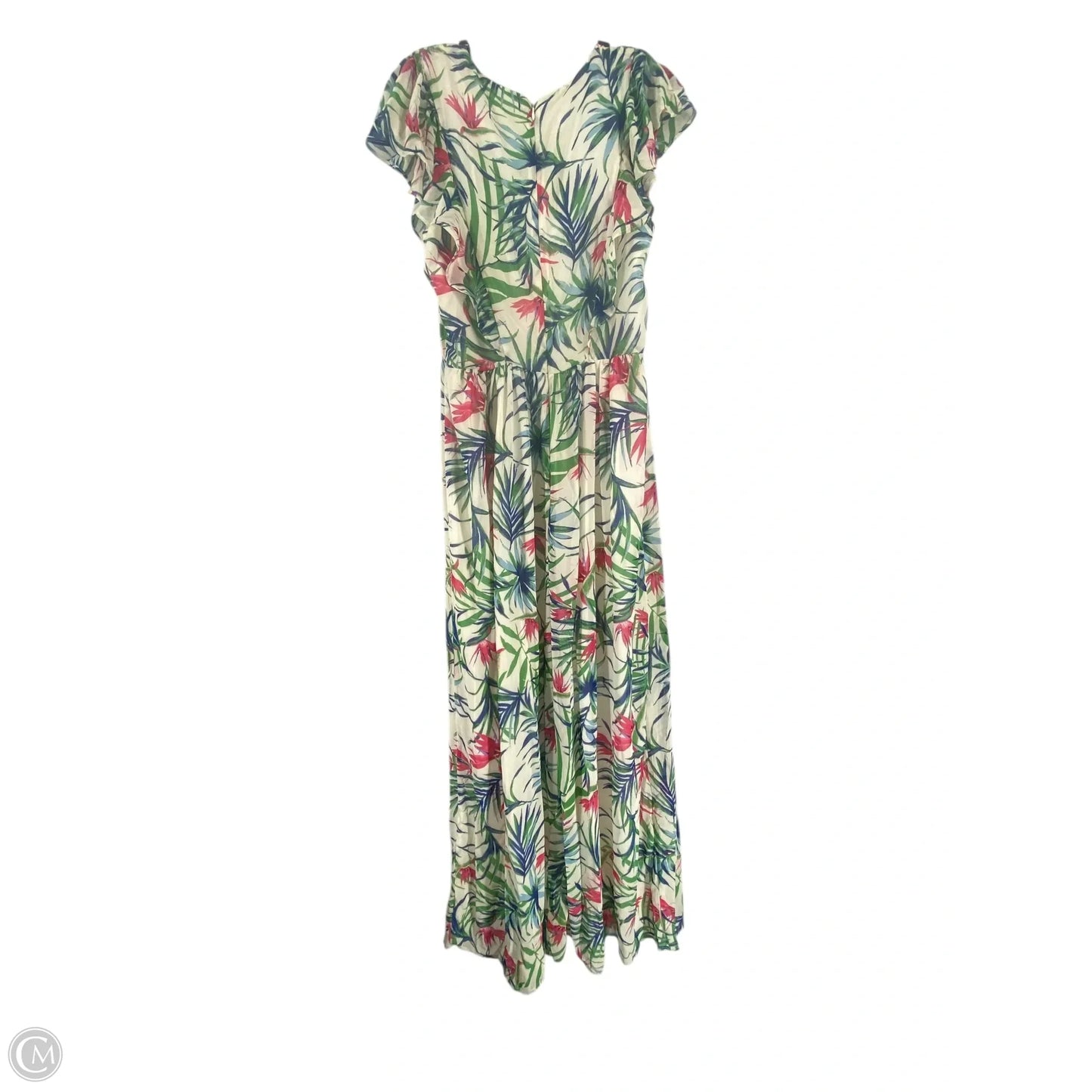 Dress Casual Maxi By Clothes Mentor In Floral Print, Size: L