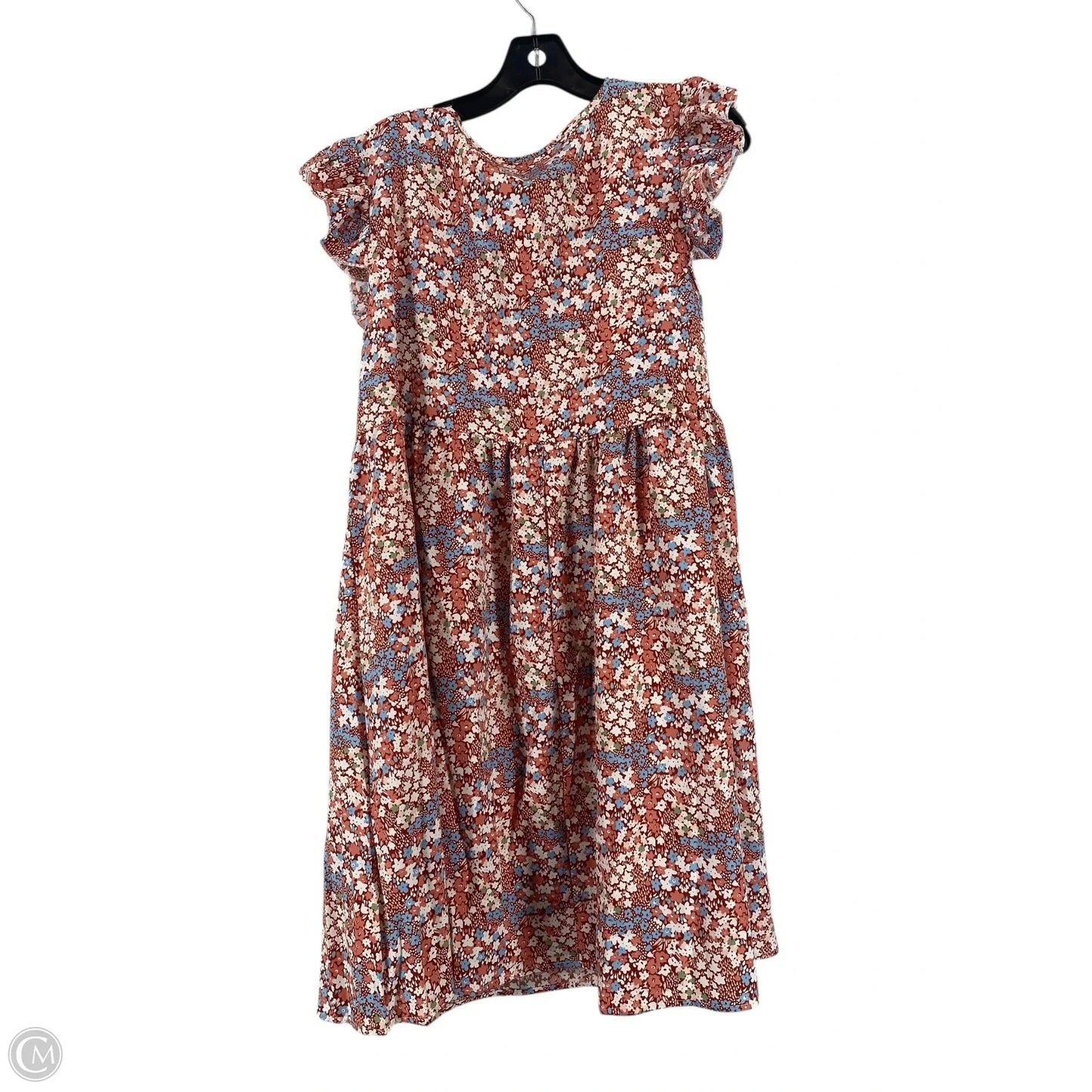 Dress Casual Short By Sasson In Floral Print, Size: Xl