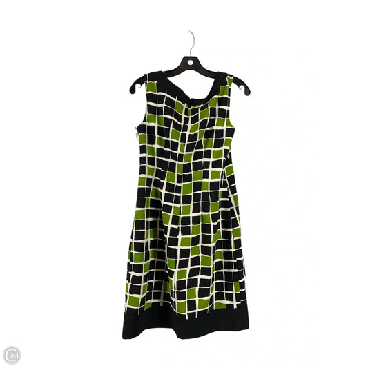 Dress Casual Short By Jessica Howard In Black & Green, Size: 8
