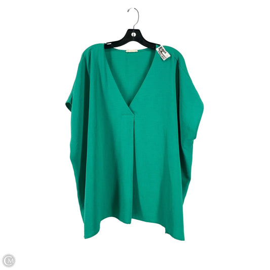 Top Short Sleeve By Entro In Green, Size: Xl