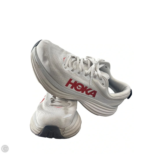 Shoes Athletic By Hoka In White, Size: 8.5