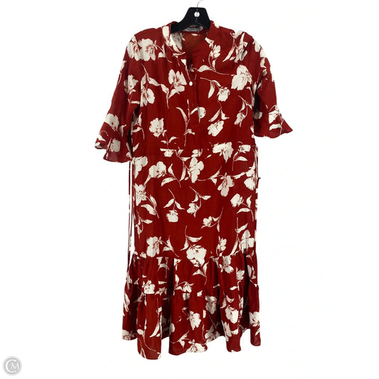 Dress Casual Maxi By Clothes Mentor In Red, Size: Xxs
