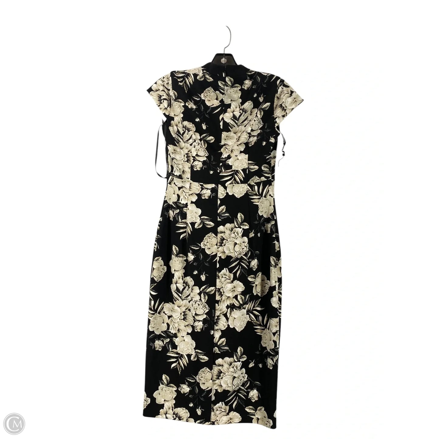 Dress Casual Midi By Calvin Klein In Floral Print, Size: 2