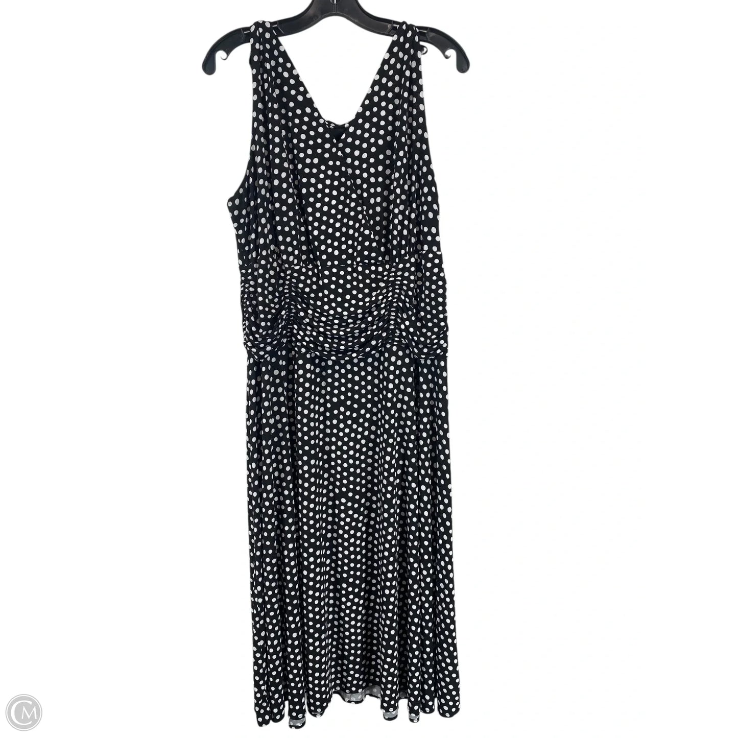 Dress Casual Maxi By Scarlett In Polkadot Pattern, Size: 18