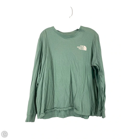 Top Long Sleeve By The North Face In Green, Size: Xl
