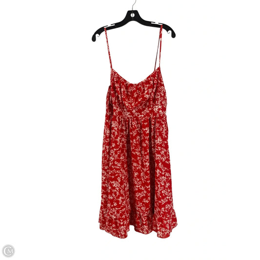 Dress Casual Short By Grace Karin In Red, Size: Xl