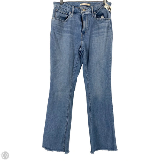 Jeans Boot Cut By Levis In Blue Denim, Size: 10