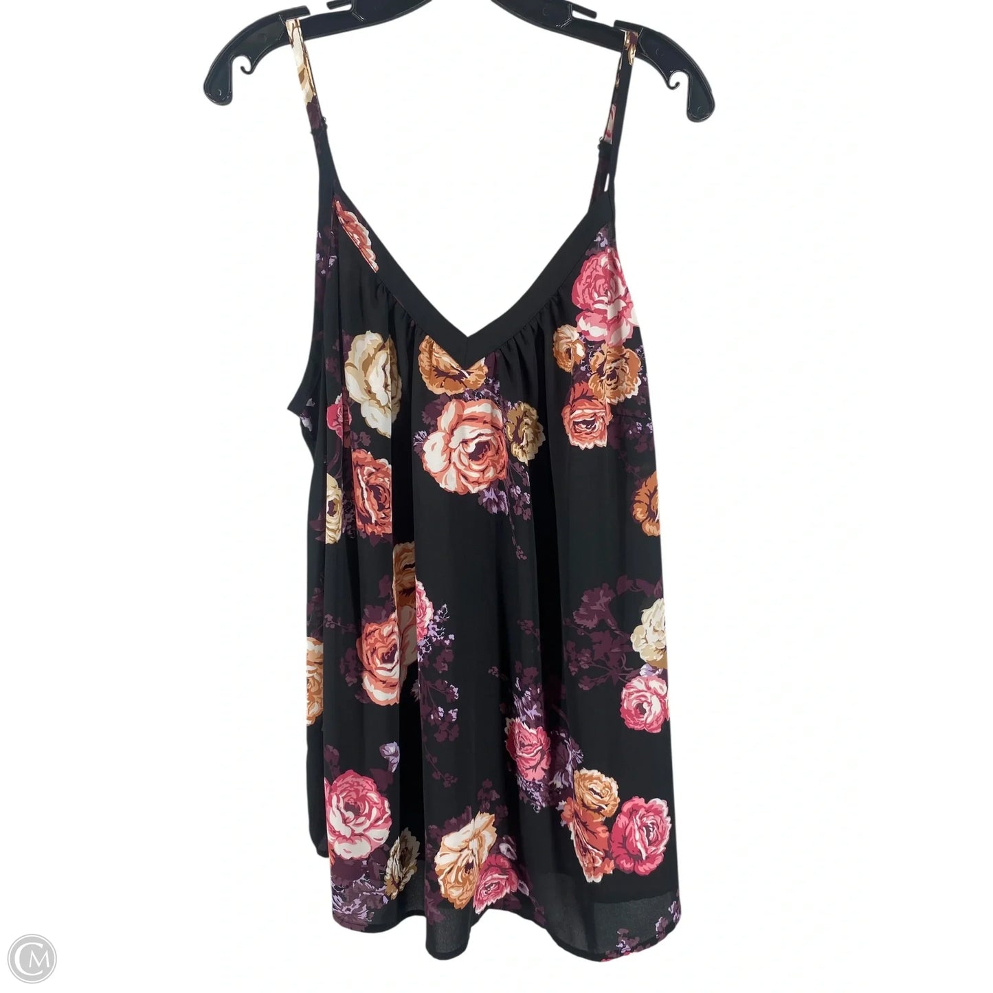 Top Sleeveless By Torrid In Floral Print, Size: 1x