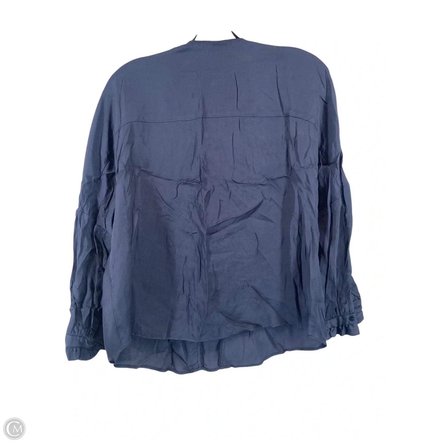 Top Long Sleeve By Zara In Navy, Size: S