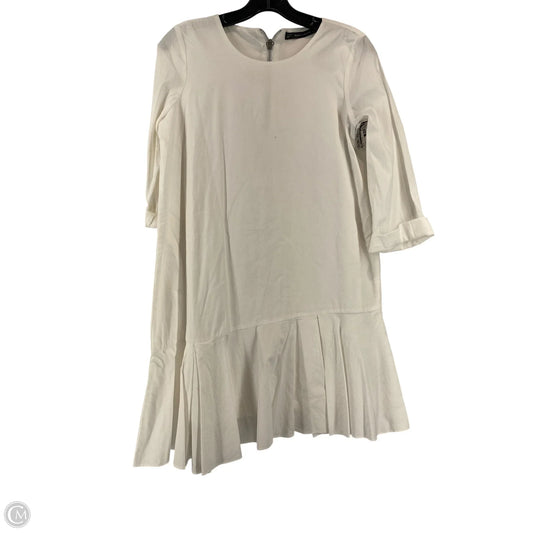 Dress Casual Midi By Zara In White, Size: S
