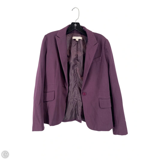 Blazer By New York And Co In Purple, Size: 8