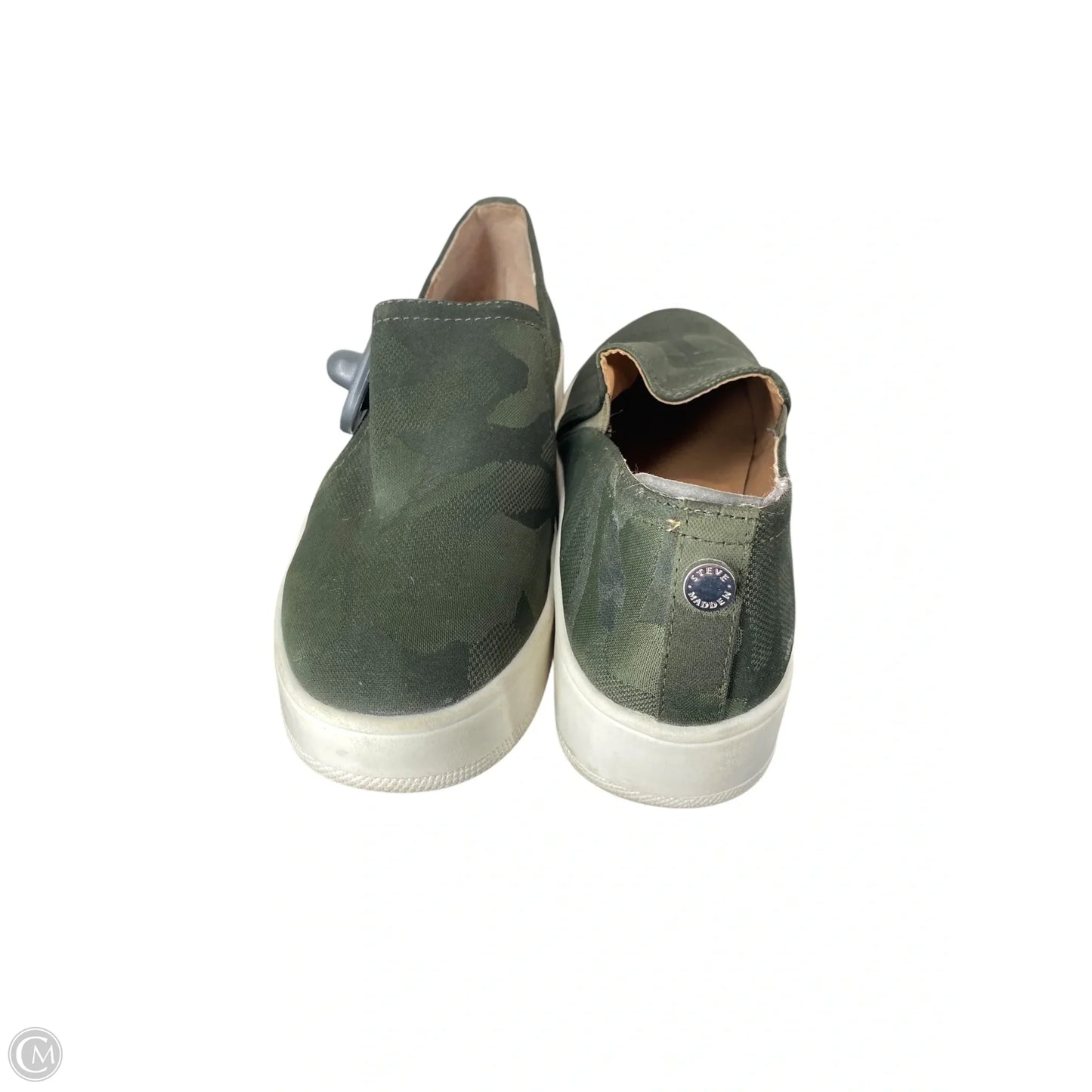 Shoes Heels Block By Steve Madden In Camouflage Print, Size: 7.5