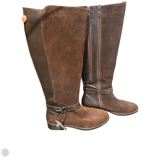 Boots Ankle Flats By Aerosoles In Brown, Size: 7.5