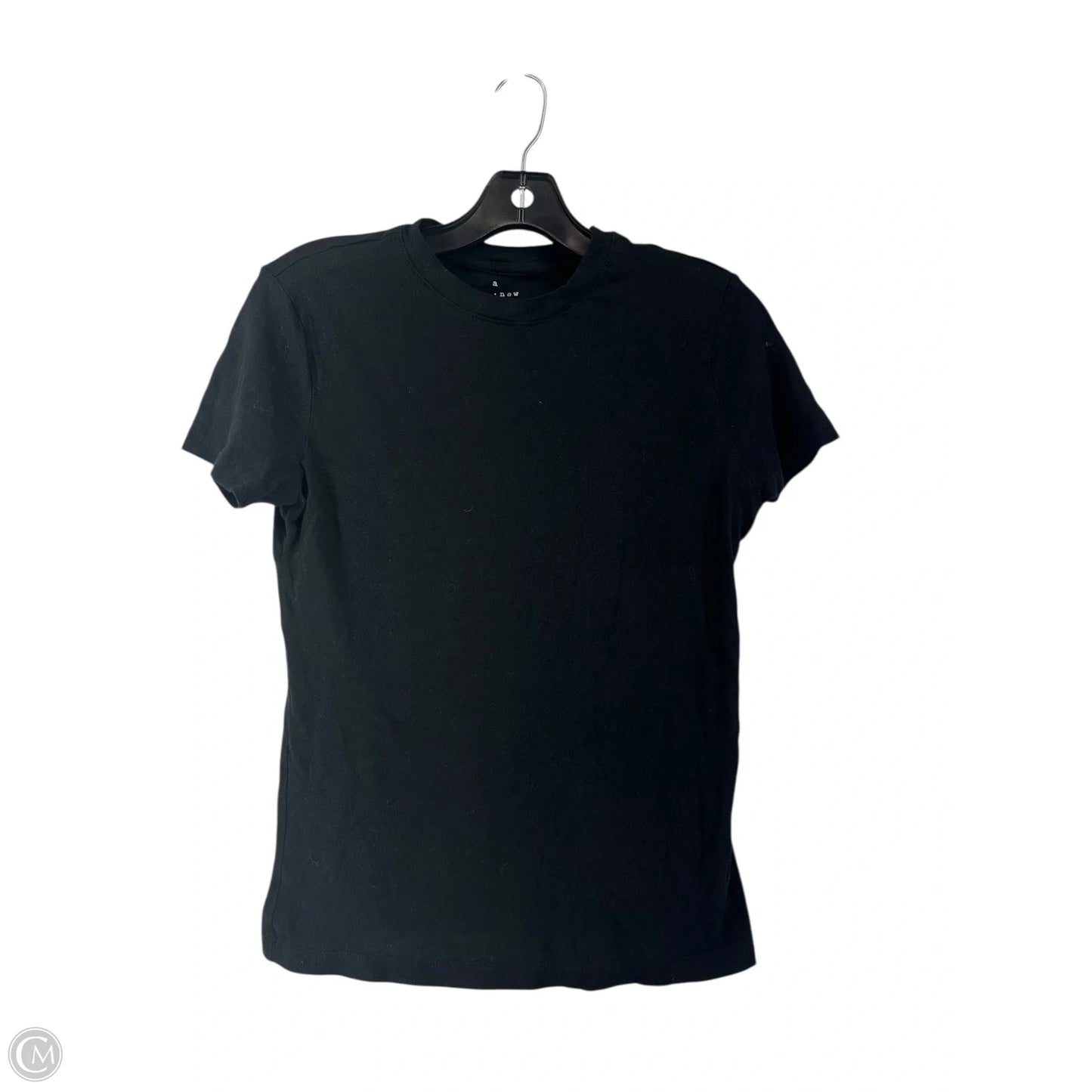 Top Short Sleeve Basic By A New Day In Blue, Size: Xs