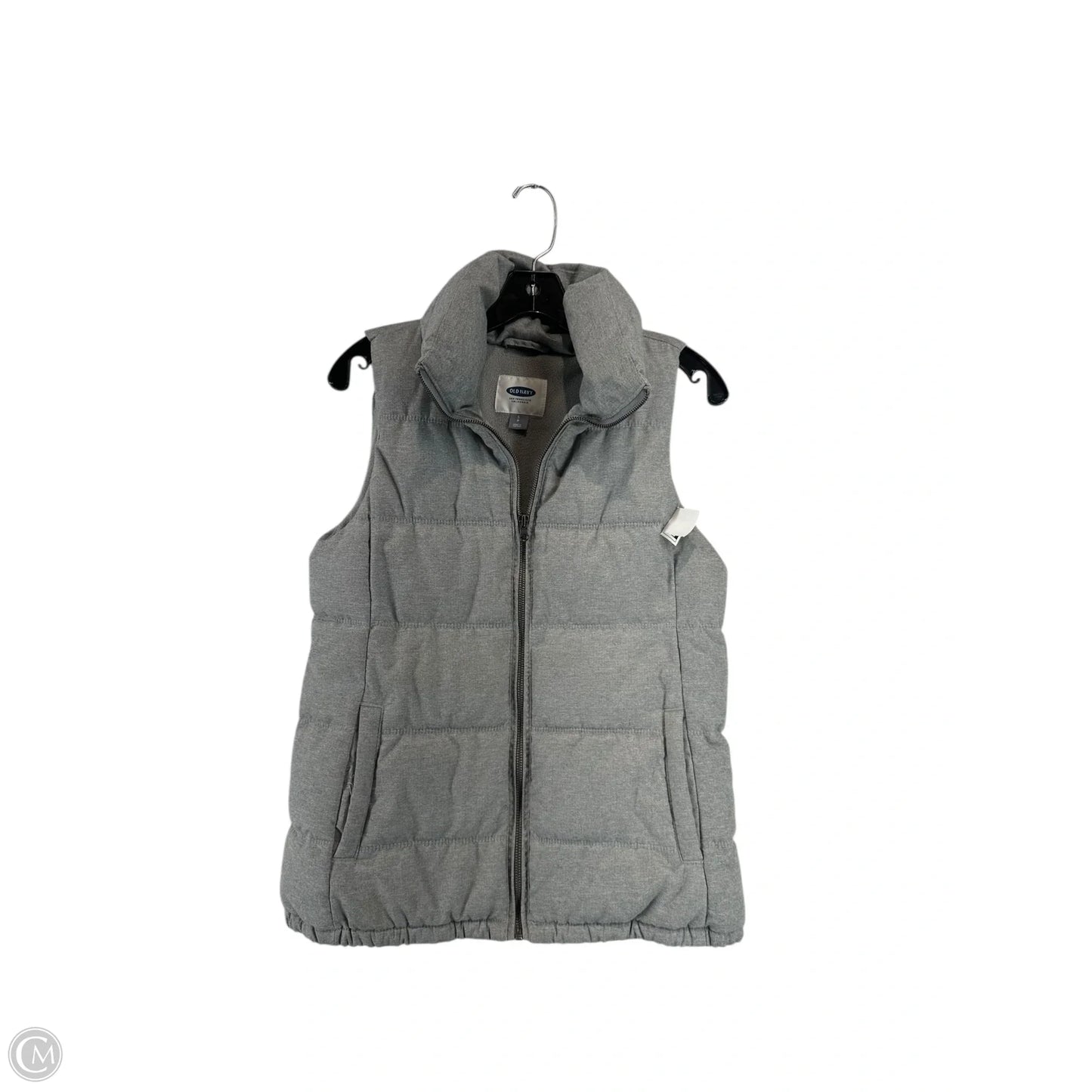 Vest Puffer & Quilted By Old Navy In Grey, Size: S