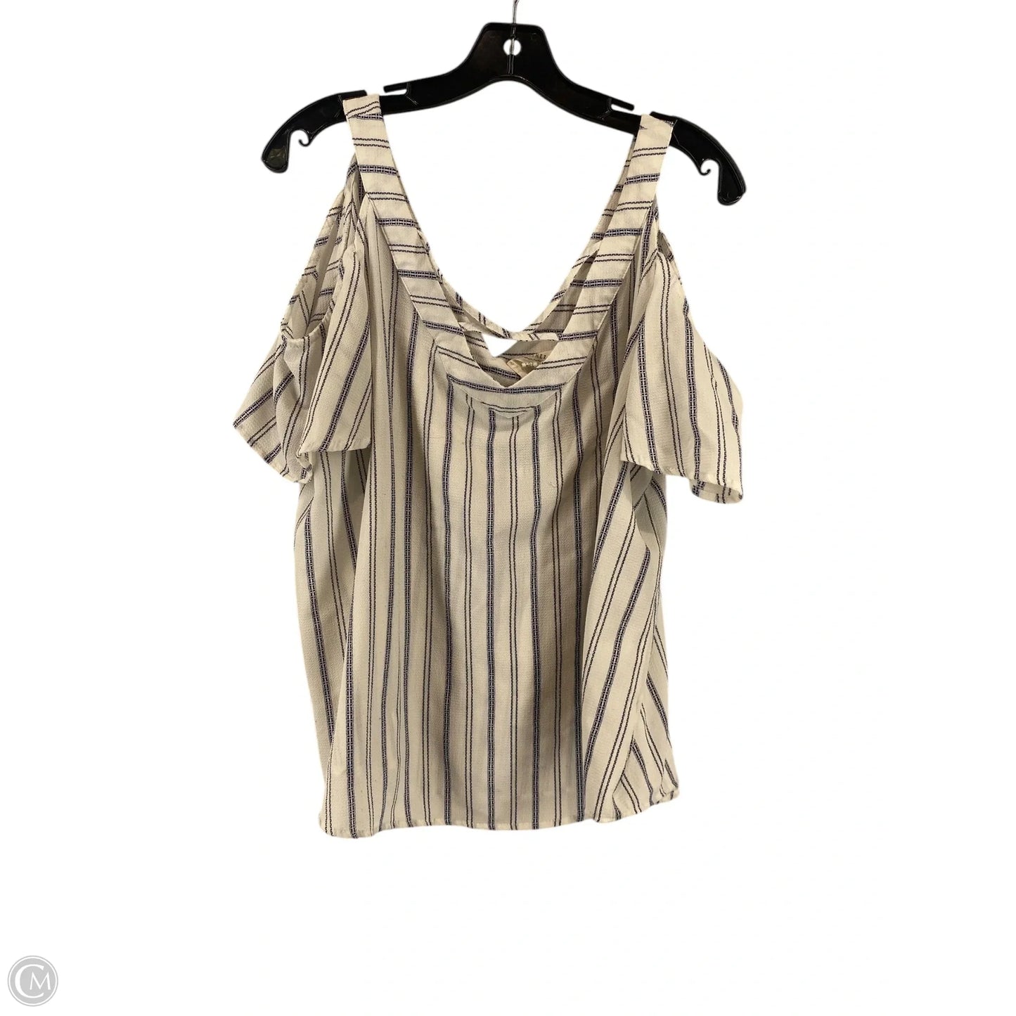 Top Short Sleeve By Clothes Mentor In Blue, Size: Xl