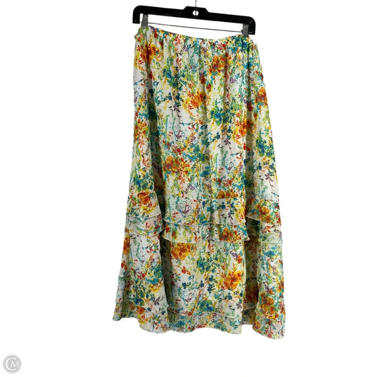Skirt Maxi By Multiples In Multi-colored, Size: Xl