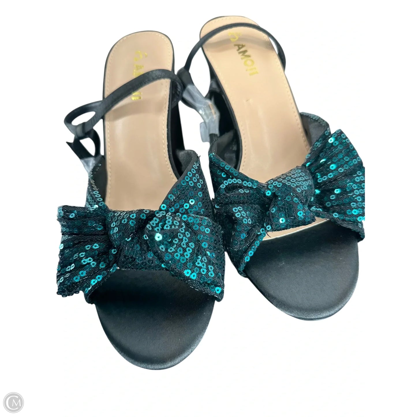 Shoes Heels Block By Clothes Mentor In Green, Size: 9