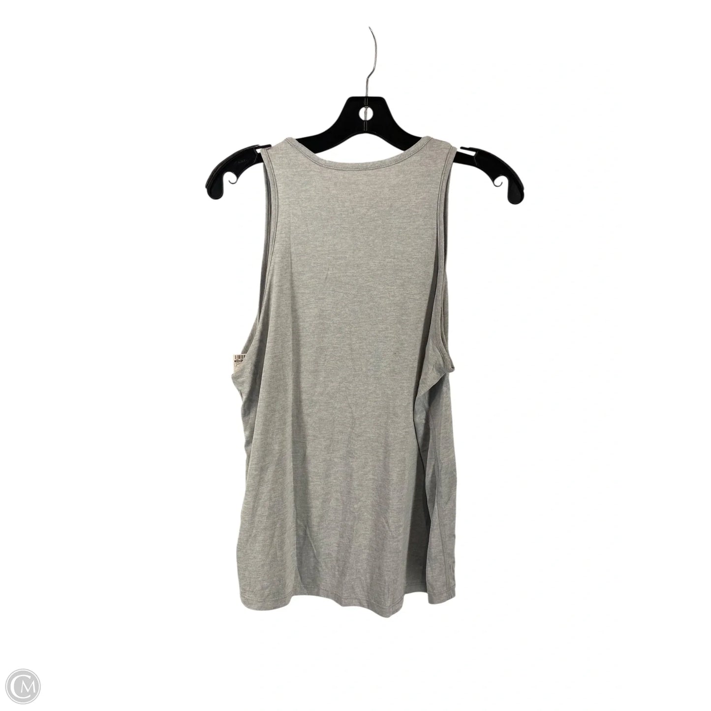 Athletic Tank Top By Nike In Grey, Size: M