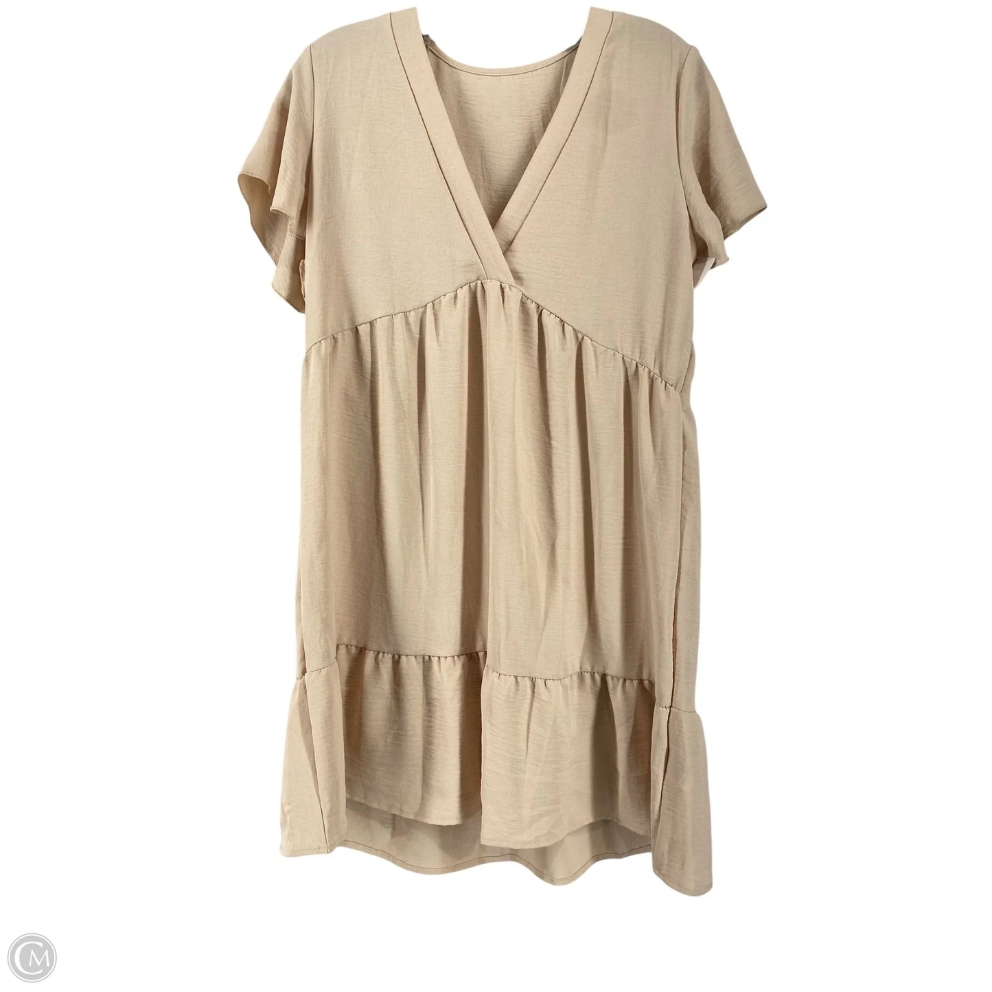 Dress Casual Short By Cme In Tan, Size: M