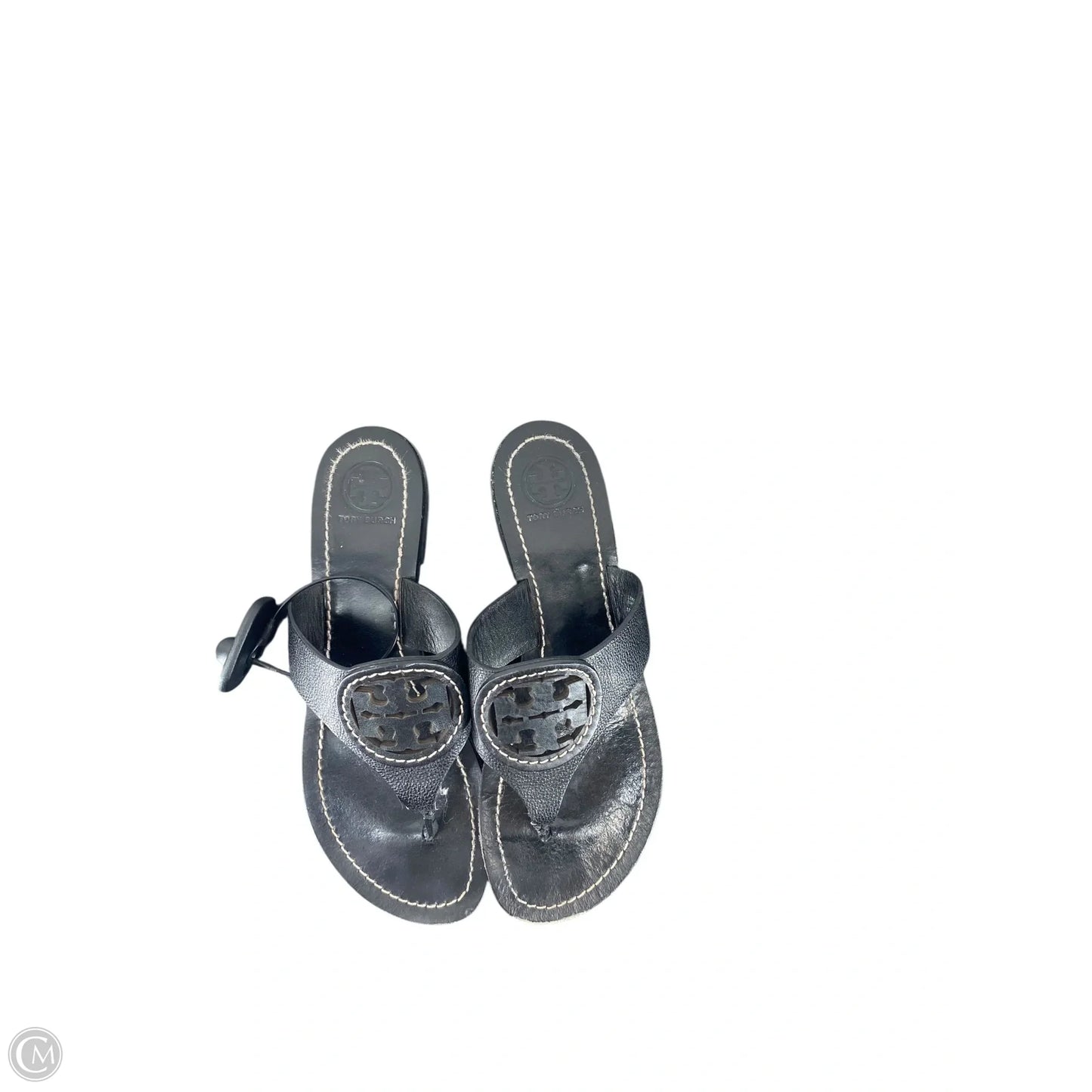 Sandals Designer By Tory Burch In Black, Size: 7