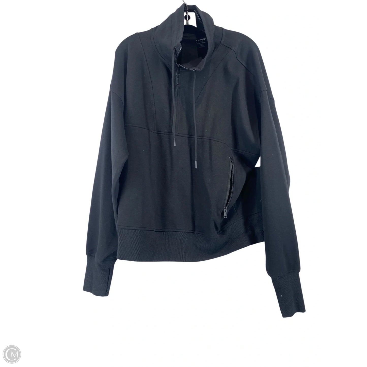 Athletic Jacket By Old Navy In Black, Size: Xl