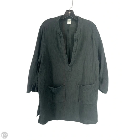 Top Long Sleeve By Cmc In Black, Size: L