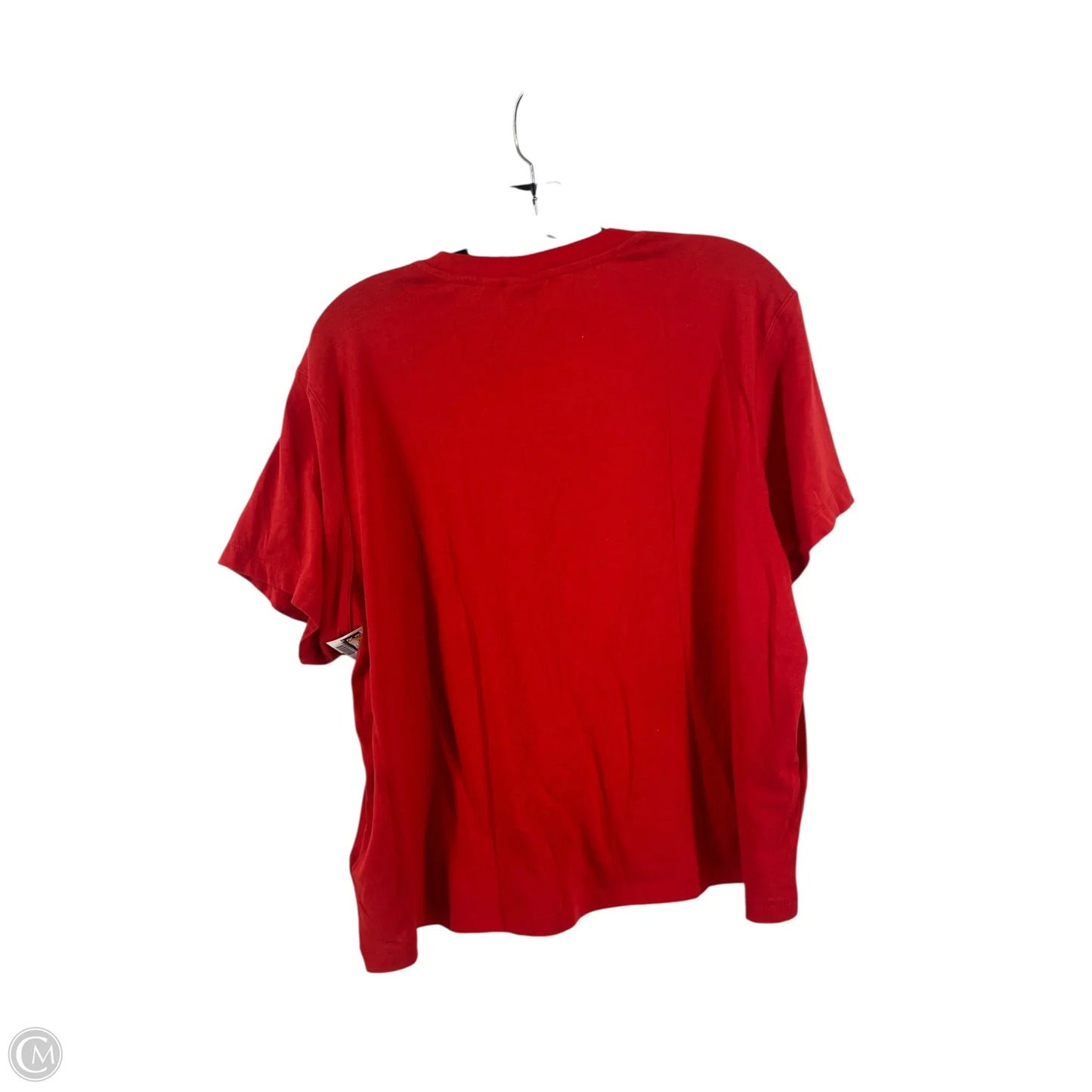 Top Short Sleeve By Adidas In Red, Size: L