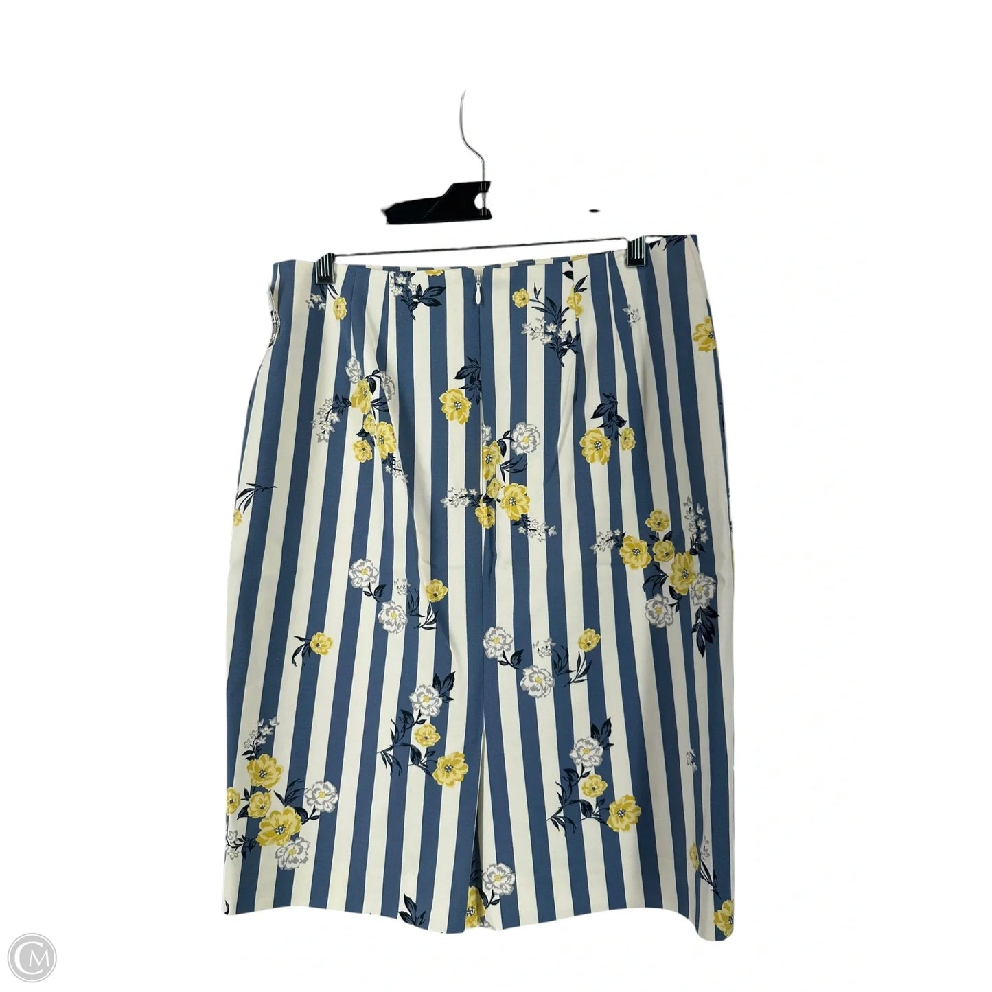 Skirt Midi By Ann Taylor In Striped Pattern, Size: 4