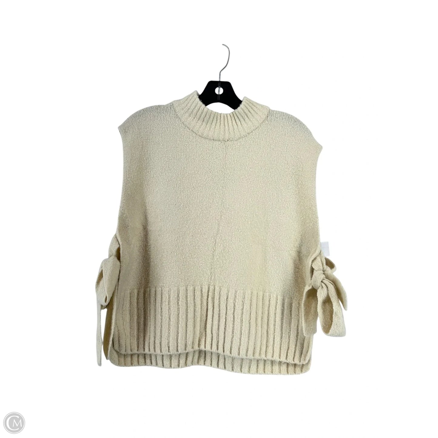 Vest Sweater By Nasty Gal In Beige, Size: Xl