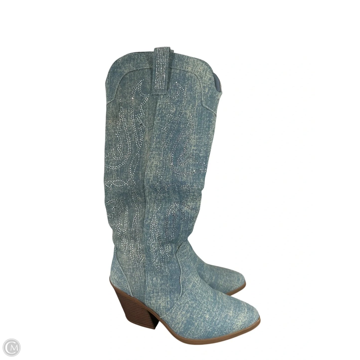Boots Western By Sugar In Blue, Size: 7.5