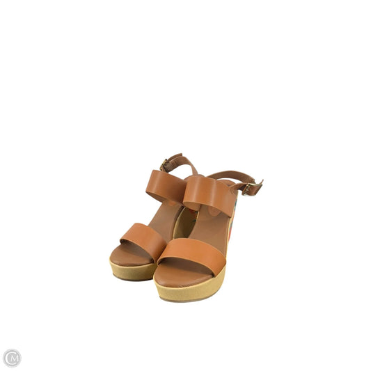 Shoes Heels Wedge By C Est. 1946 In Brown, Size: 8