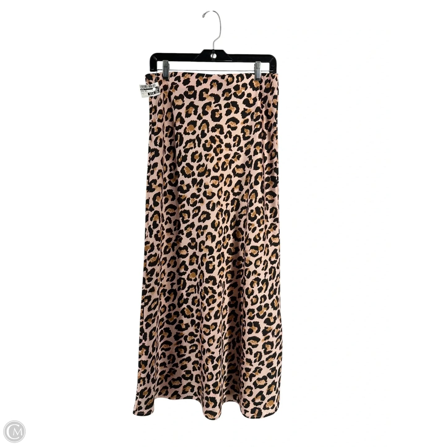 Skirt Maxi By Glam In Animal Print, Size: L
