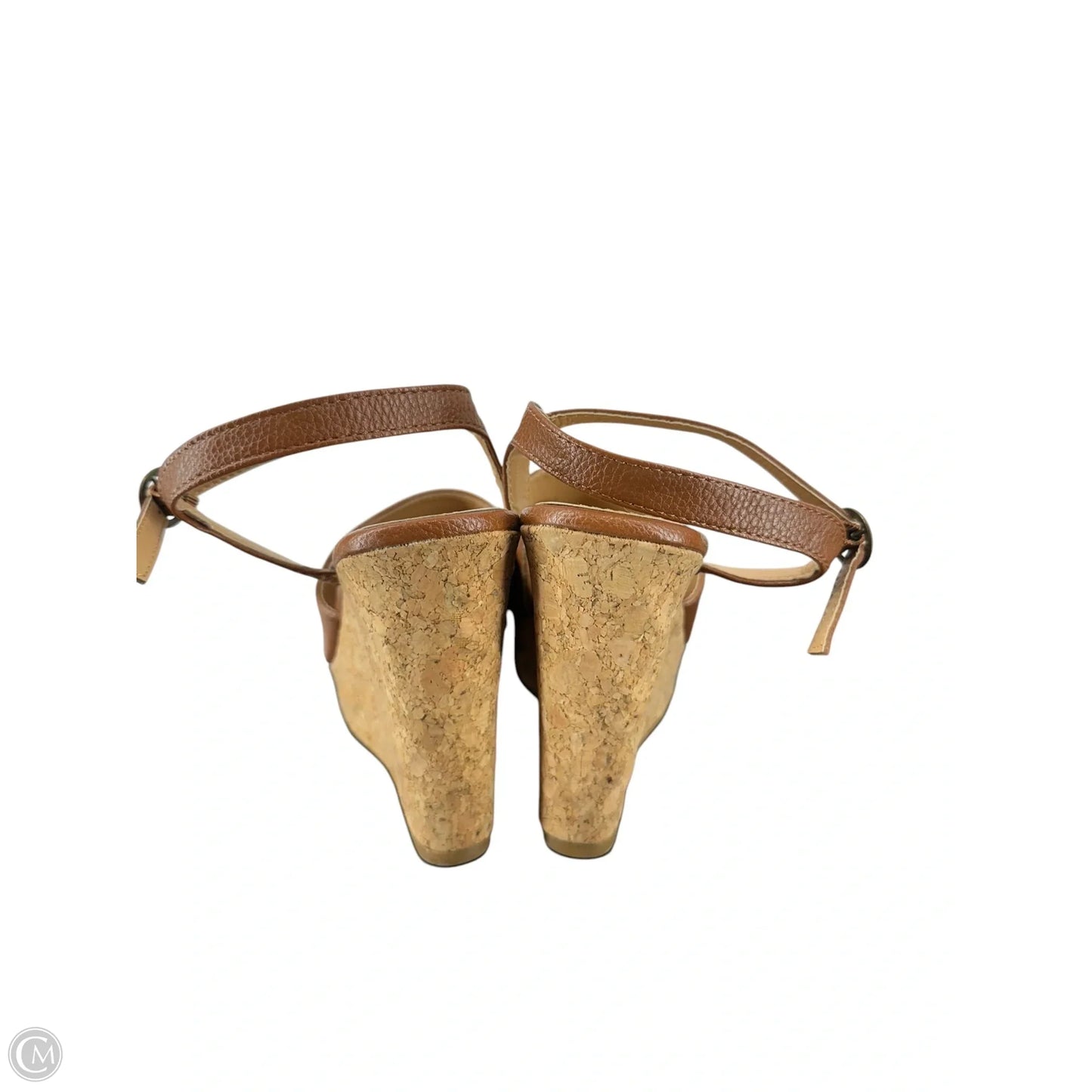 Shoes Heels Wedge By Sugar In Brown, Size: 6.5