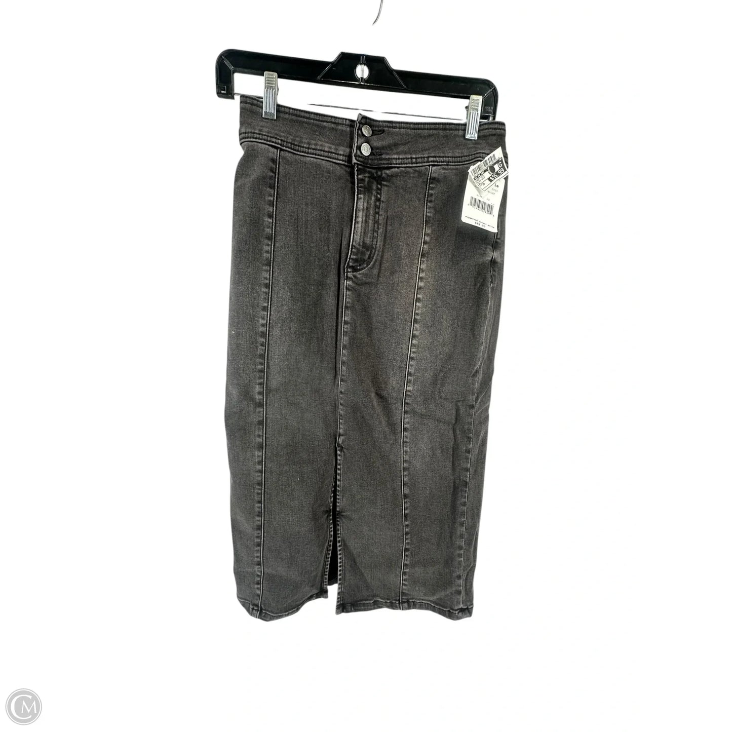 Skirt Midi By We The Free In Black Denim, Size: 28