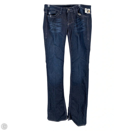 Jeans Boot Cut By True Religion In Blue Denim, Size: 8