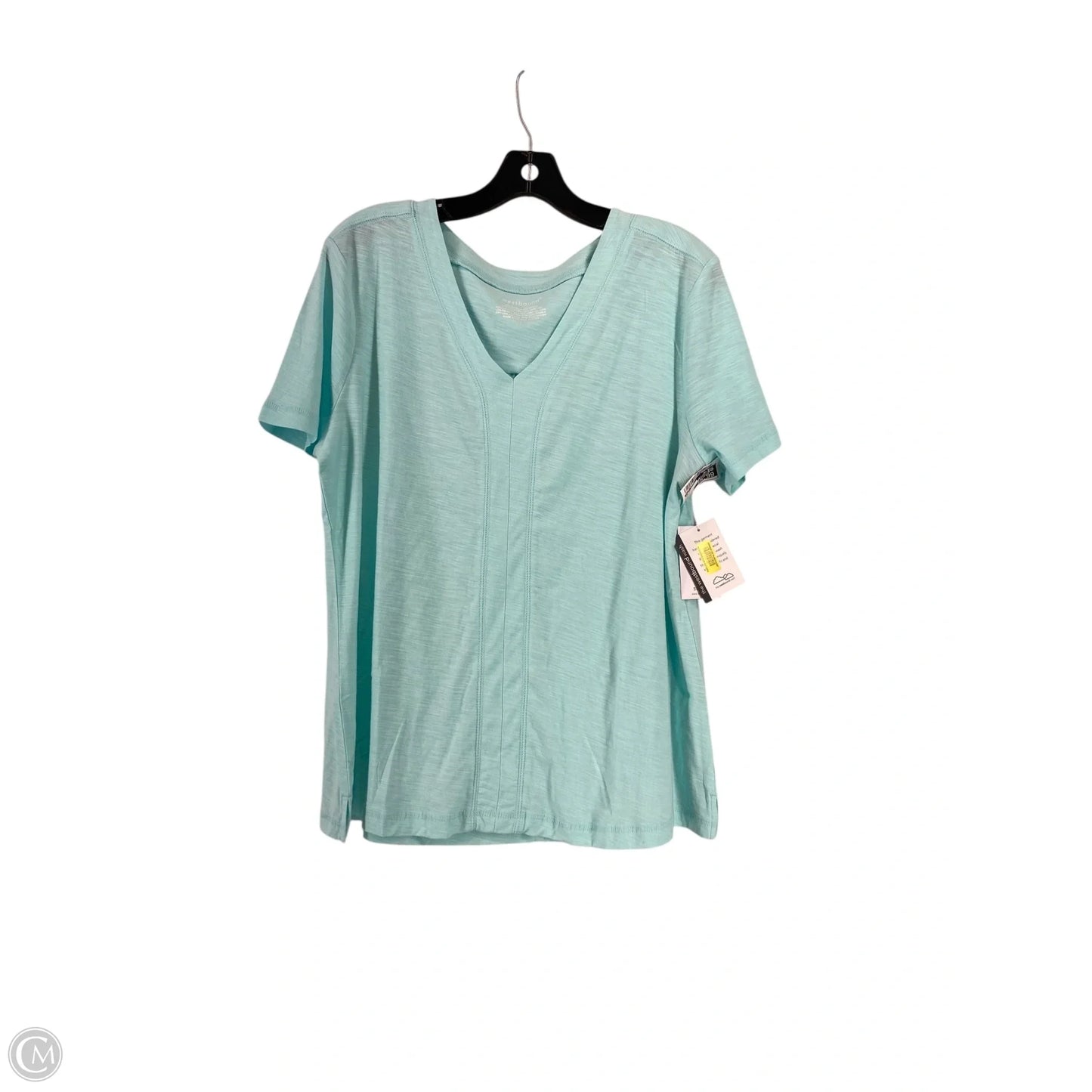 Top Short Sleeve By West Bound In Green, Size: L