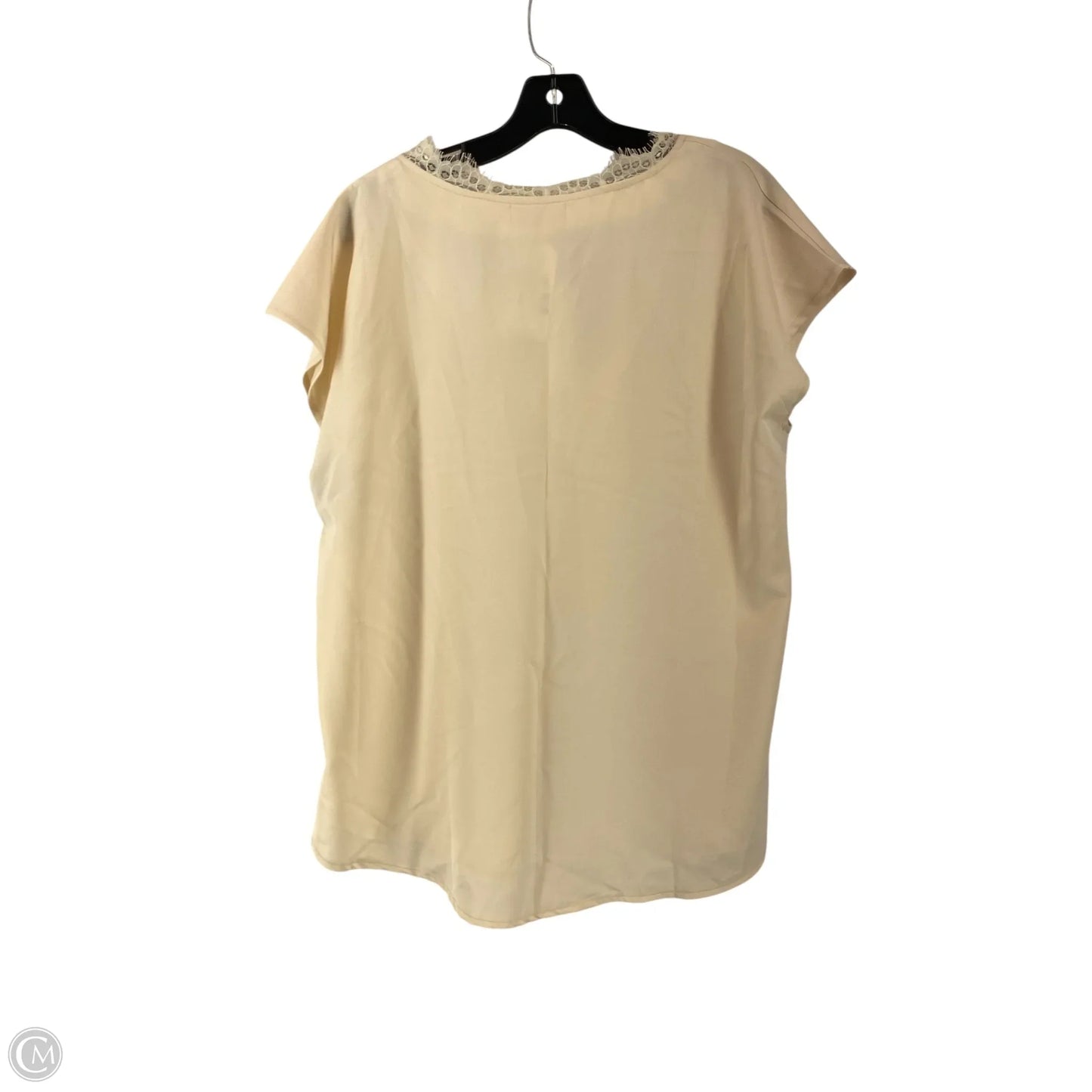 Top Sleeveless By Cmc In Cream, Size: Xl