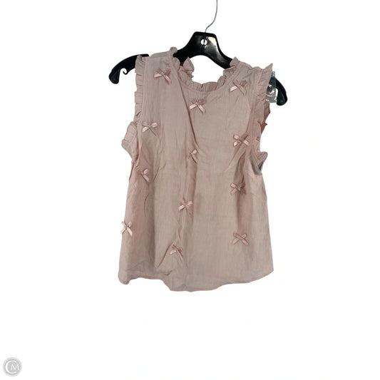 Top Sleeveless By Mine In Pink, Size: S