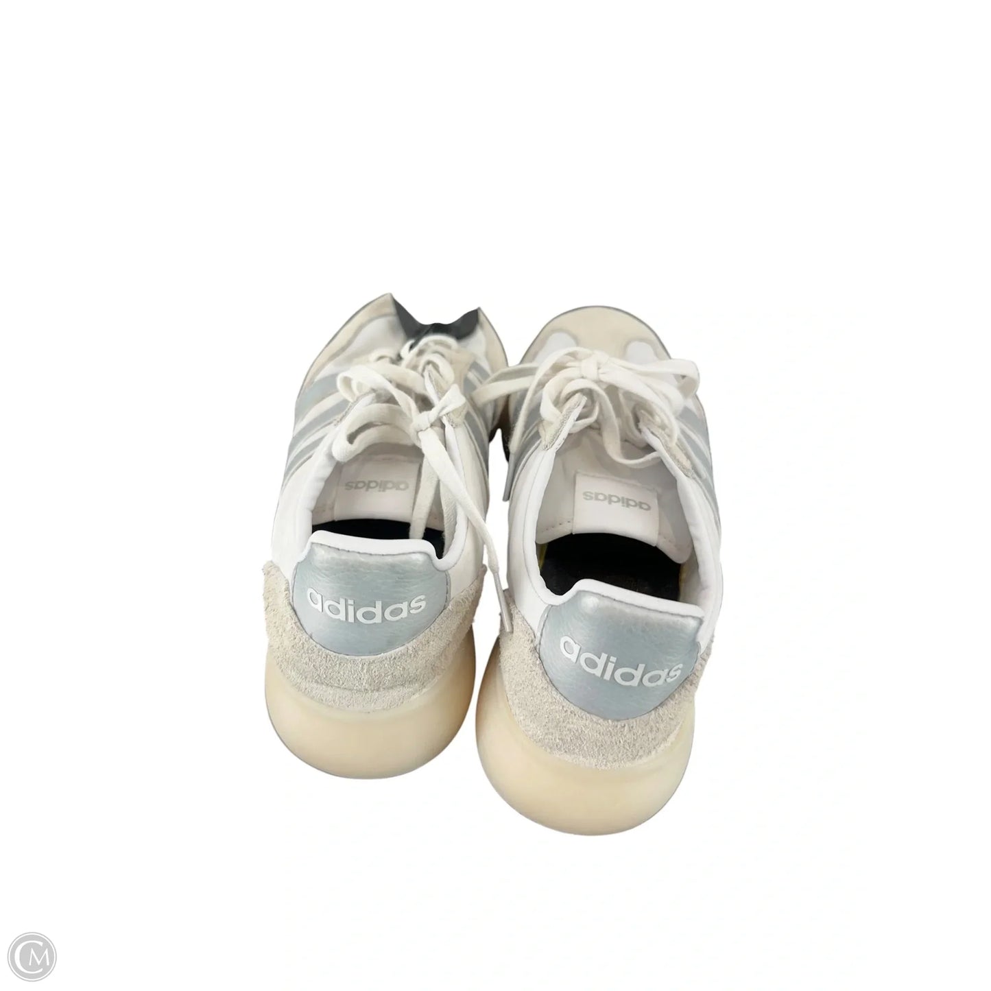 Shoes Sneakers By Adidas In Grey, Size: 7.5